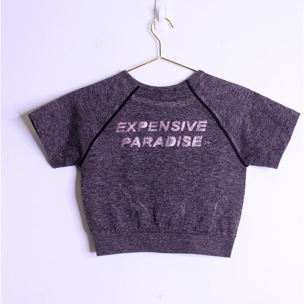 Expensive Paradise Athletic Crop Top - S/M